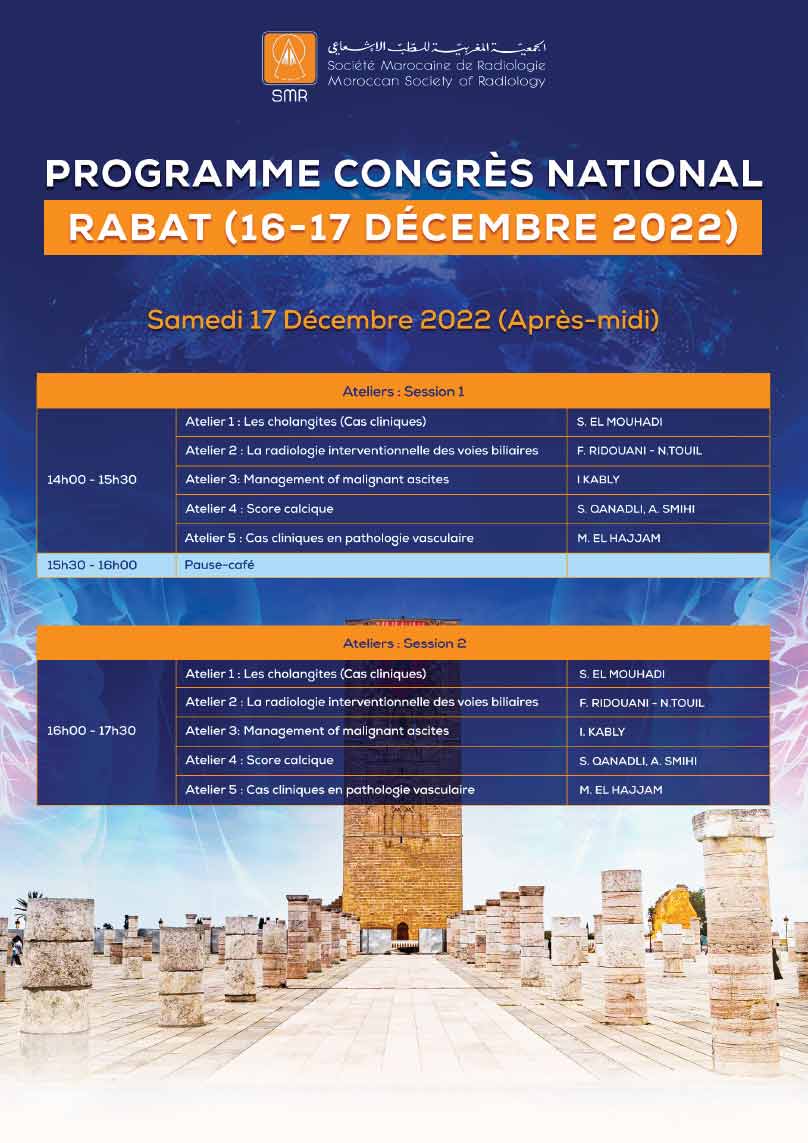Programme : Les radiologues marocains à travers le monde