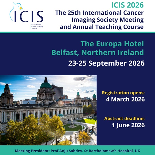 International cancer imaging society 2026